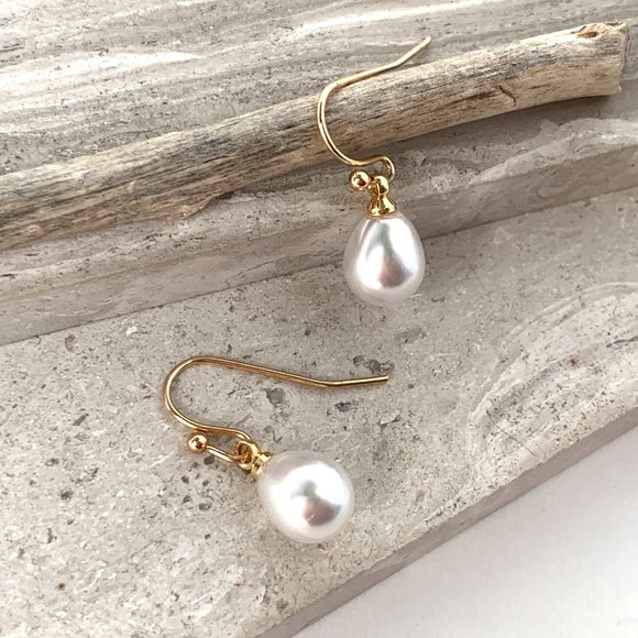 Pearl Drop Earrings ~NWT - Picture 4 of 5